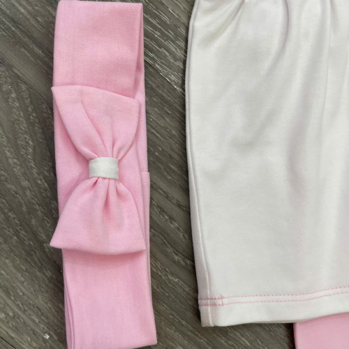 KIVIA-2025 BỘ ÁO HOA HỒNG & QUẦN LEGGING