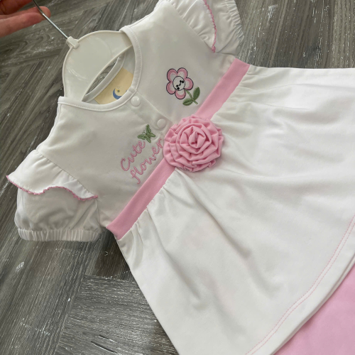 KIVIA-2025 BỘ ÁO HOA HỒNG & QUẦN LEGGING